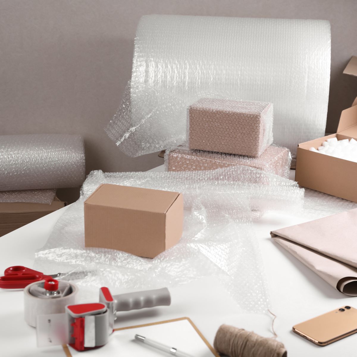 Packing and shipping materials – Go Zero Recycle